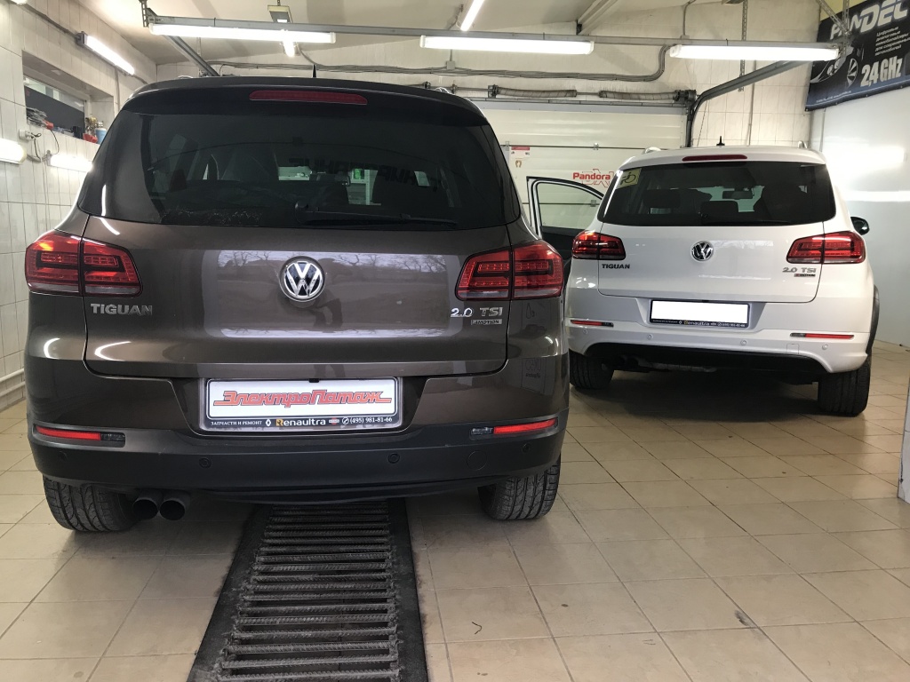 Установка сигнализации с автозапуском в Пушкино и Королёв на Volkswagen Tiguan