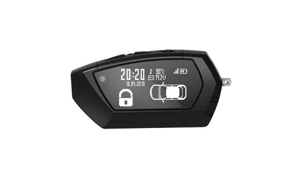 Брелок LCD D024 black