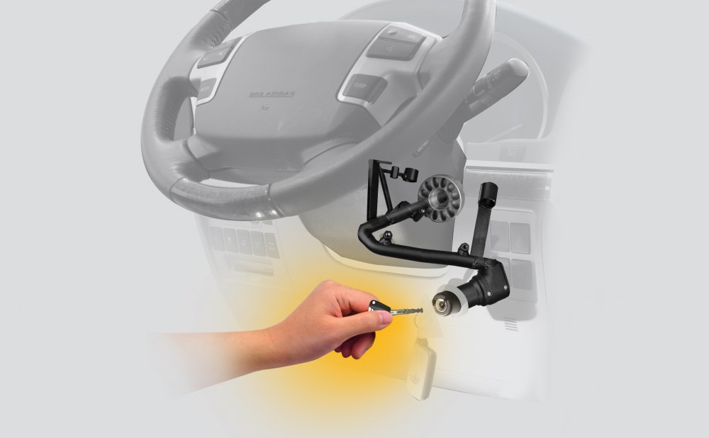 Блокиратор рулевого вала Гарант Форт для VOLKSWAGEN TIGUAN*/2017-2020/*АМ+*МРРК/В/Д